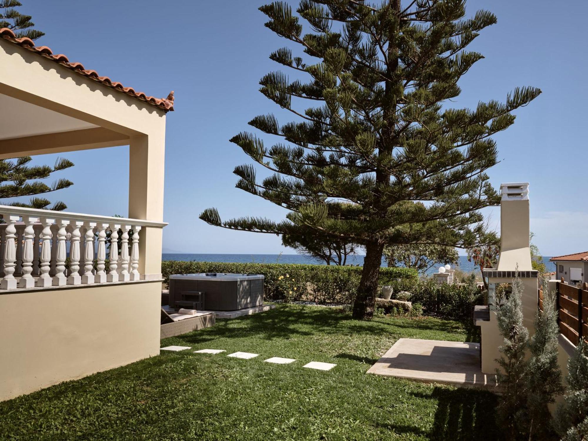 Sea Elegance Villa - On The Beach, By Zantewize Psarou  Zewnętrze zdjęcie