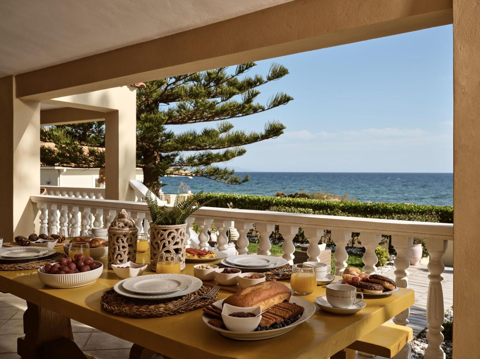 Sea Elegance Villa - On The Beach, By Zantewize Psarou  Zewnętrze zdjęcie